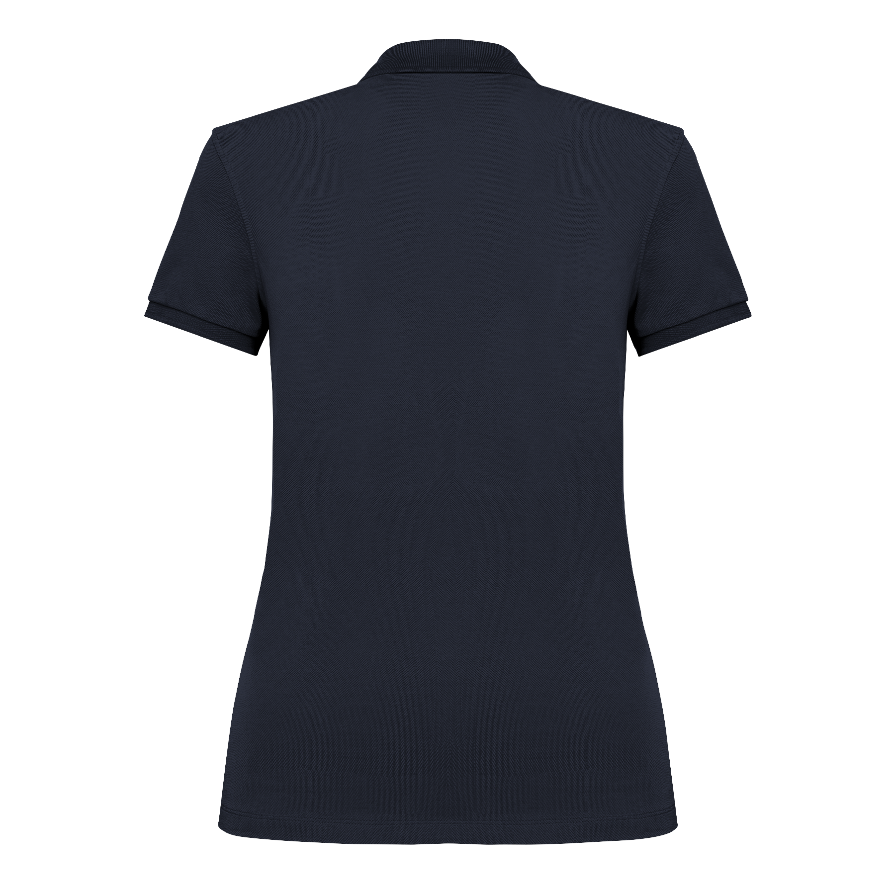 Dunkelblaues Polo-Shirt mit nachhaltigem Design – einzigartigbunt