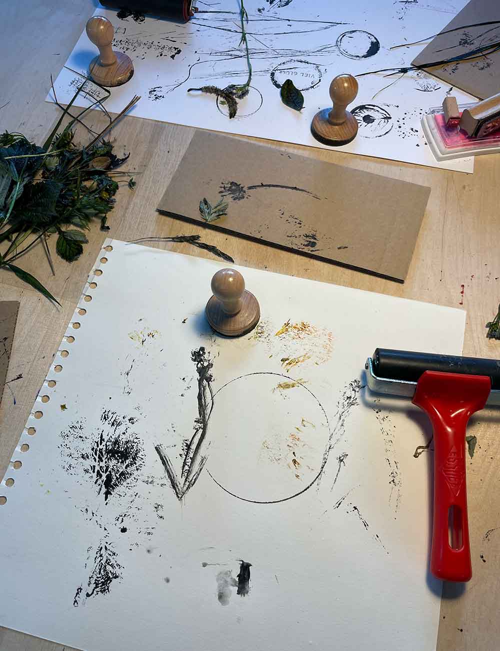 🌿 Natur-Stempel-Workshop in Hamburg – Kreativität trifft Natur