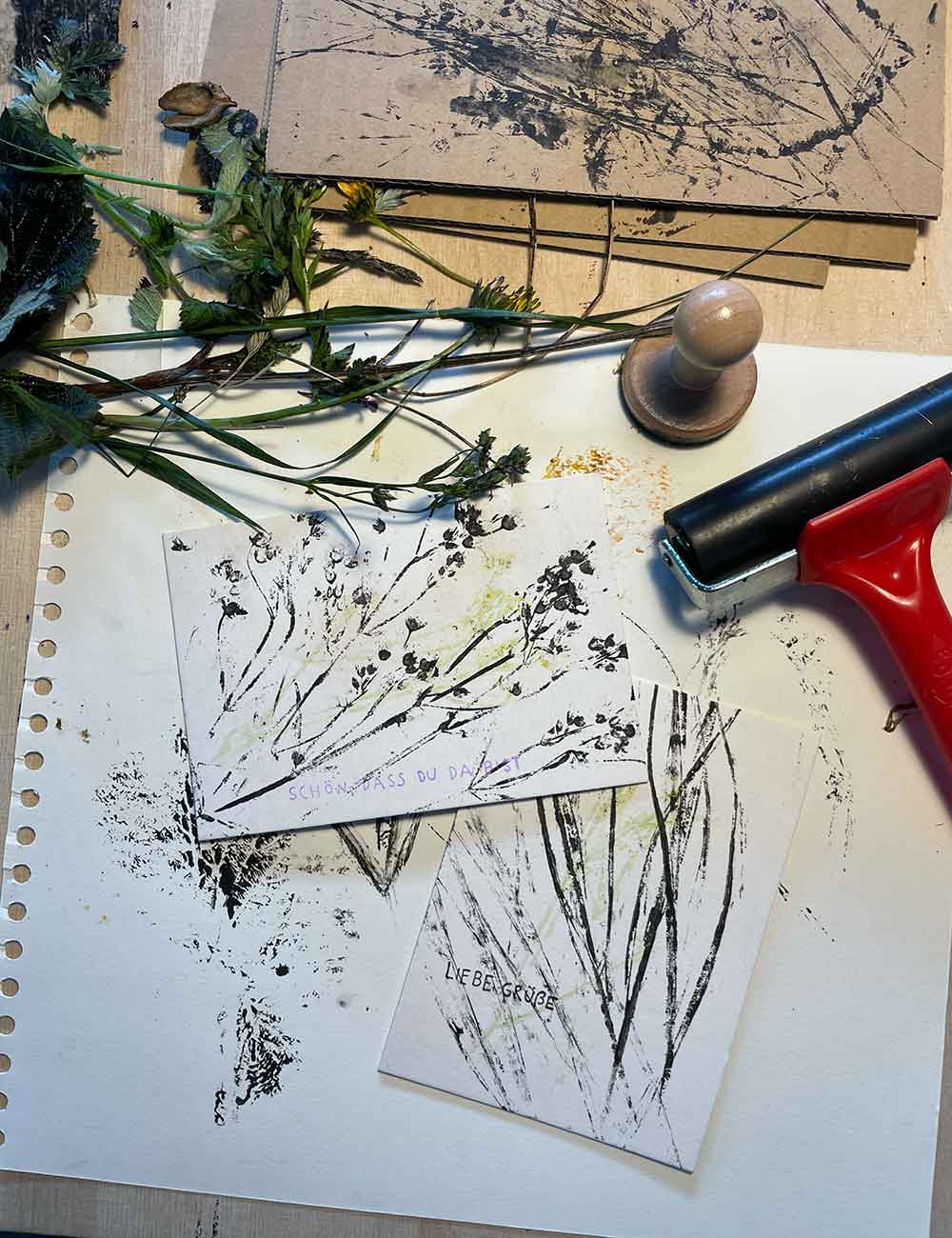 🌿 Natur-Stempel-Workshop in Hamburg – Kreativität trifft Natur