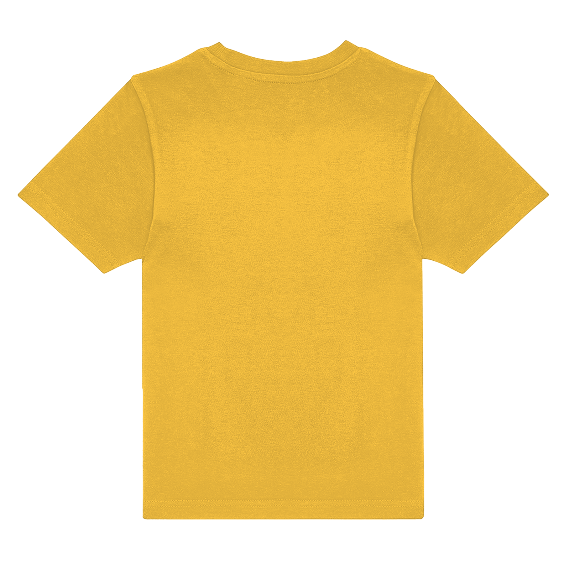 Senfgelbes T-Shirt aus nachhaltiger Baumwolle, minimalistisches Design – einzigartigbunt