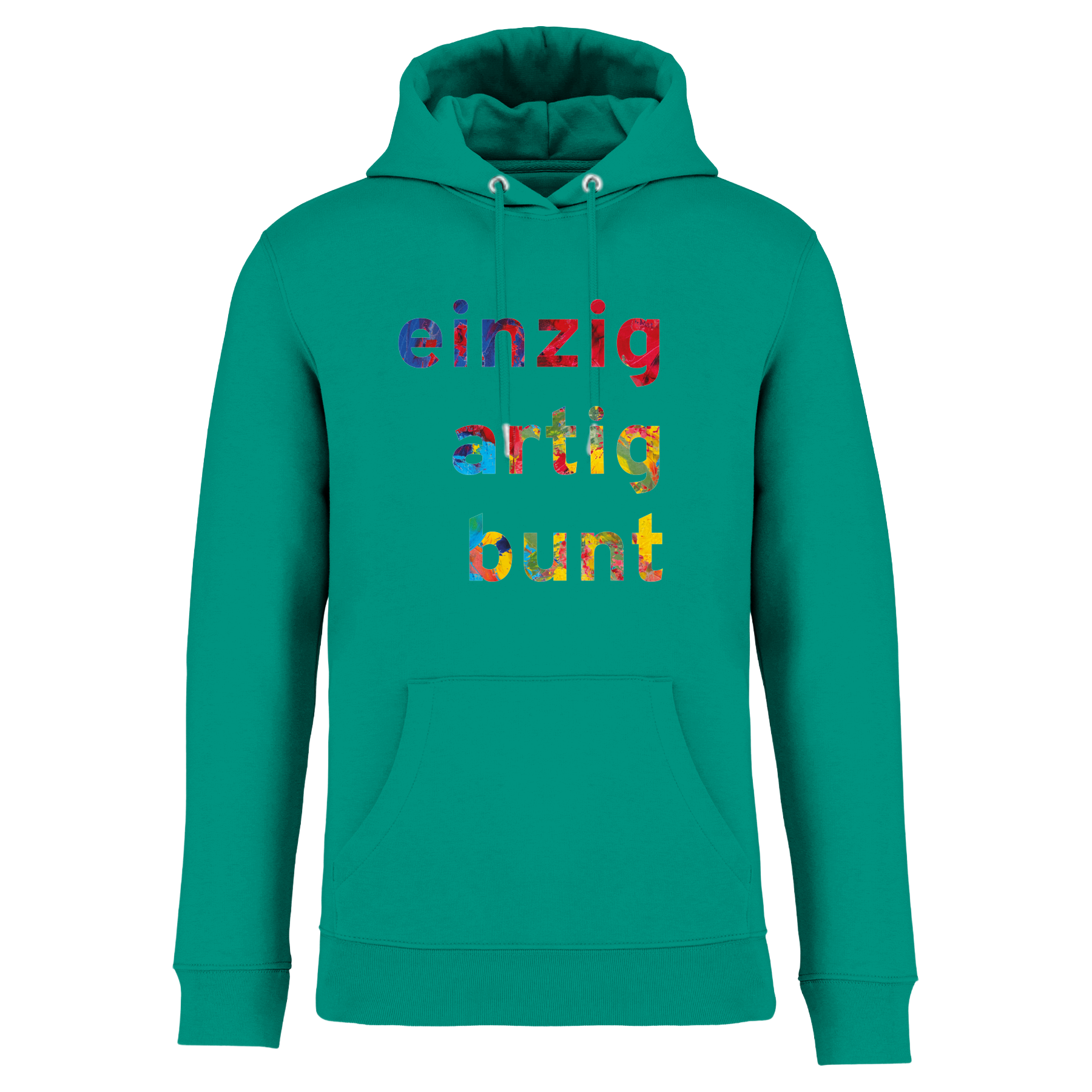 Der „einzigartigbunt“ Hoodie