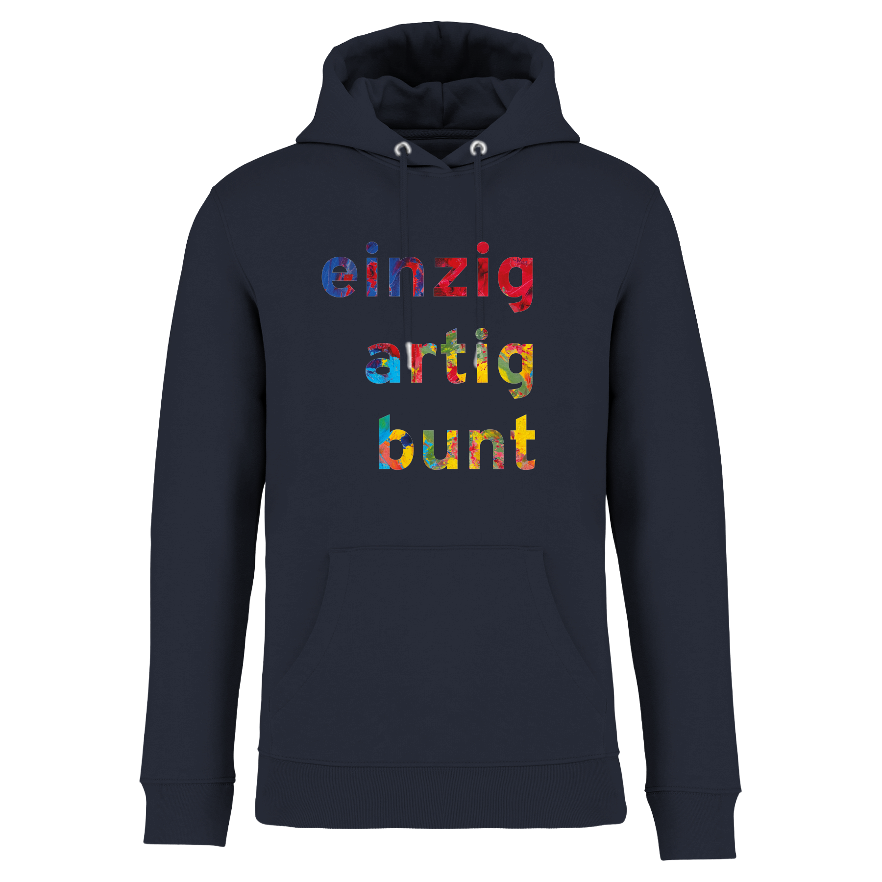 Der „einzigartigbunt“ Hoodie