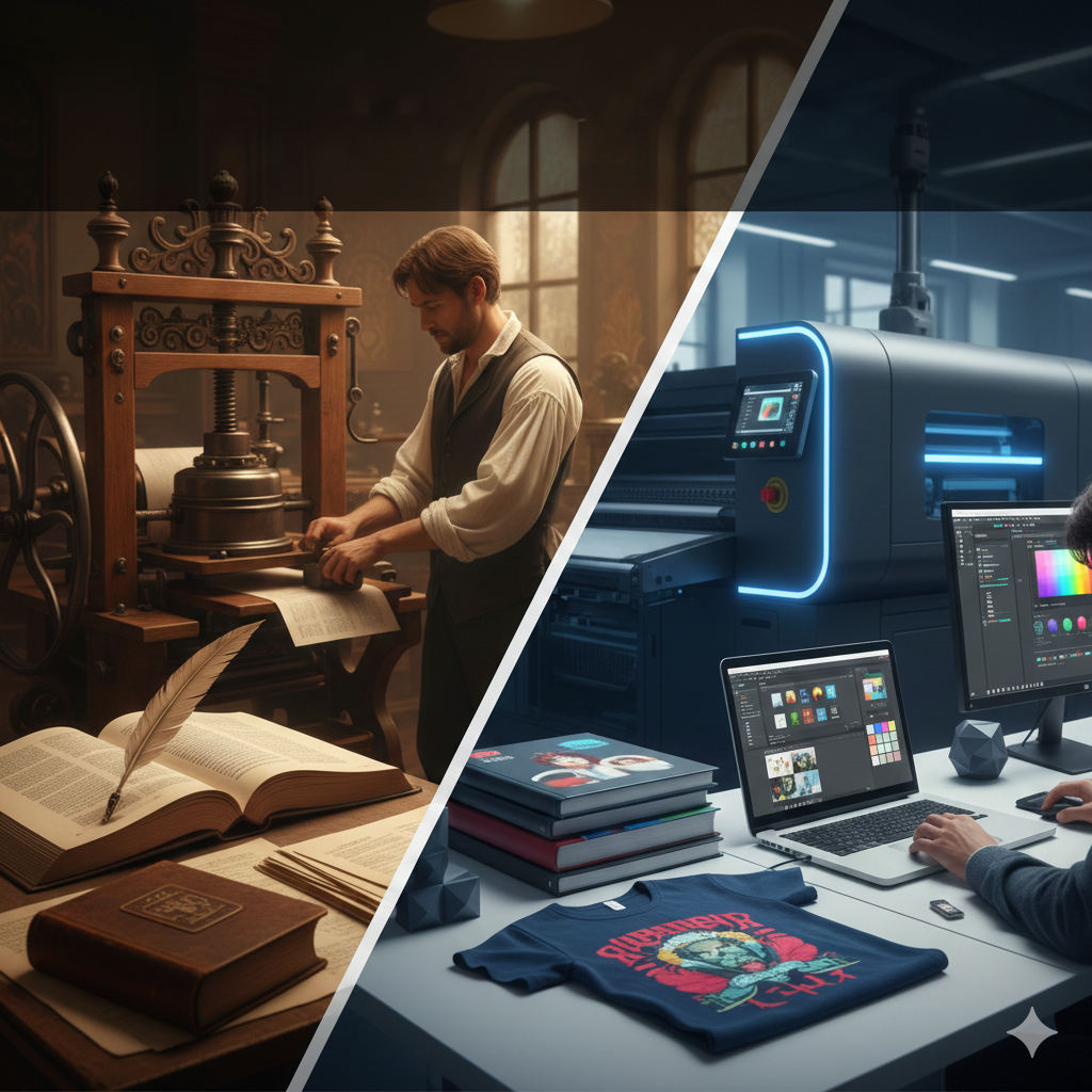 Von Gutenberg bis Digitaldruck: Der große Guide durch die Welt der Druckverfahren