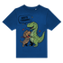 Blau nachhaltig T-Shirt mit Dackel & Dino Motiv, Herzchen und „BESTE FREUNDE!“ – einzigartigbunt