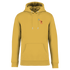 Senfgelber Hoodie mit niedlichem Dackel-Motiv und Schmetterling, nachhaltig – einzigartigbunt