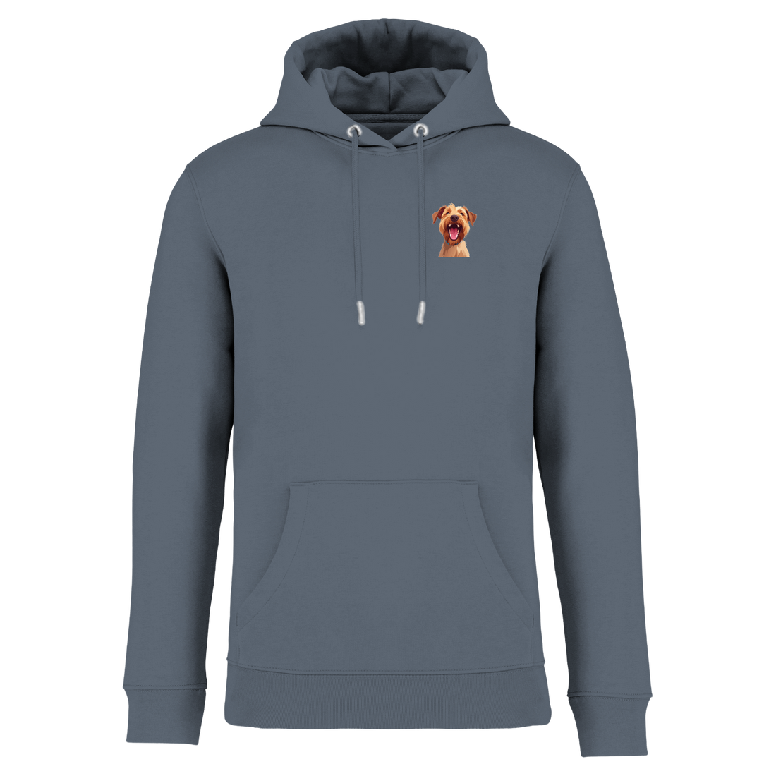 Bio Hoodie mit lachendem Dackel | einzigartigbunt