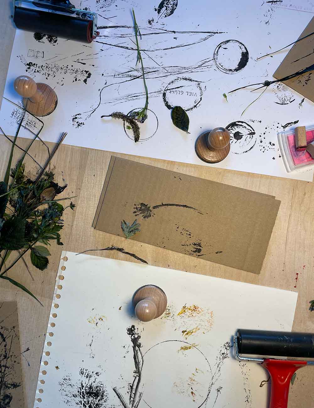 🌿 Natur-Stempel-Workshop in Hamburg – Kreativität trifft Natur