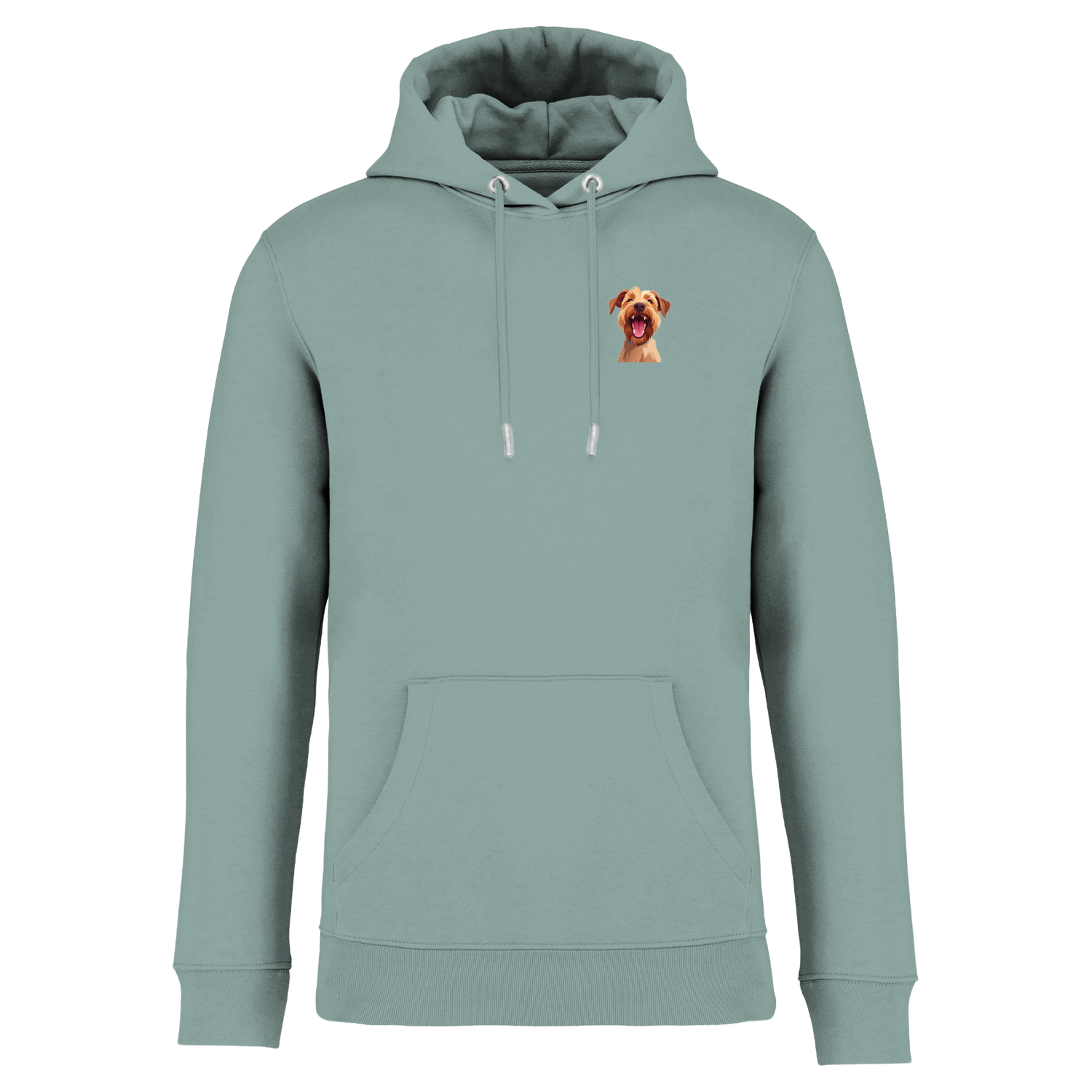 Bio Hoodie mit lachendem Dackel | einzigartigbunt
