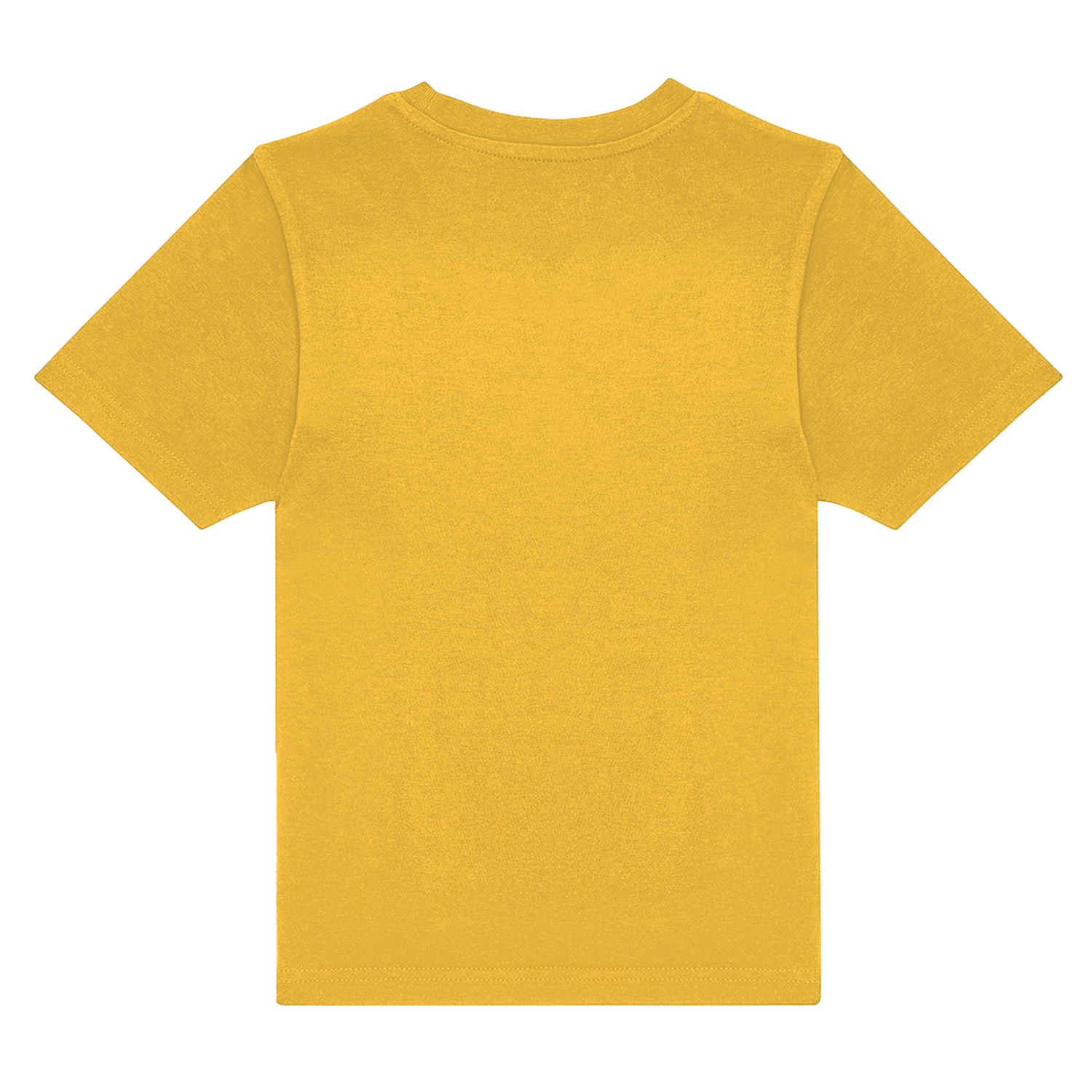 Senfgelbes T-Shirt aus nachhaltiger Baumwolle, minimalistisches Design – einzigartigbunt