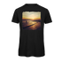 Sonnenuntergang am Strand mit Surfer, nachhaltiges T-Shirt – einzigartigbunt