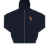 Dackel mit Schmetterling Motiv auf nachhaltigem Hoodie – einzigartigbunt