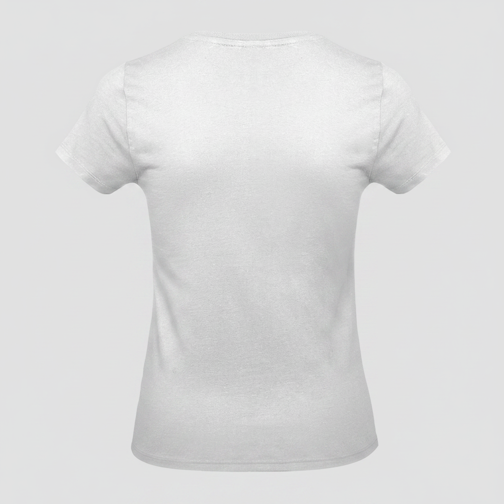 Damen T-Shirt von hinten.
