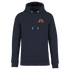 Dackel-Motiv mit Herz auf nachhaltigem Hoodie – einzigartigbunt