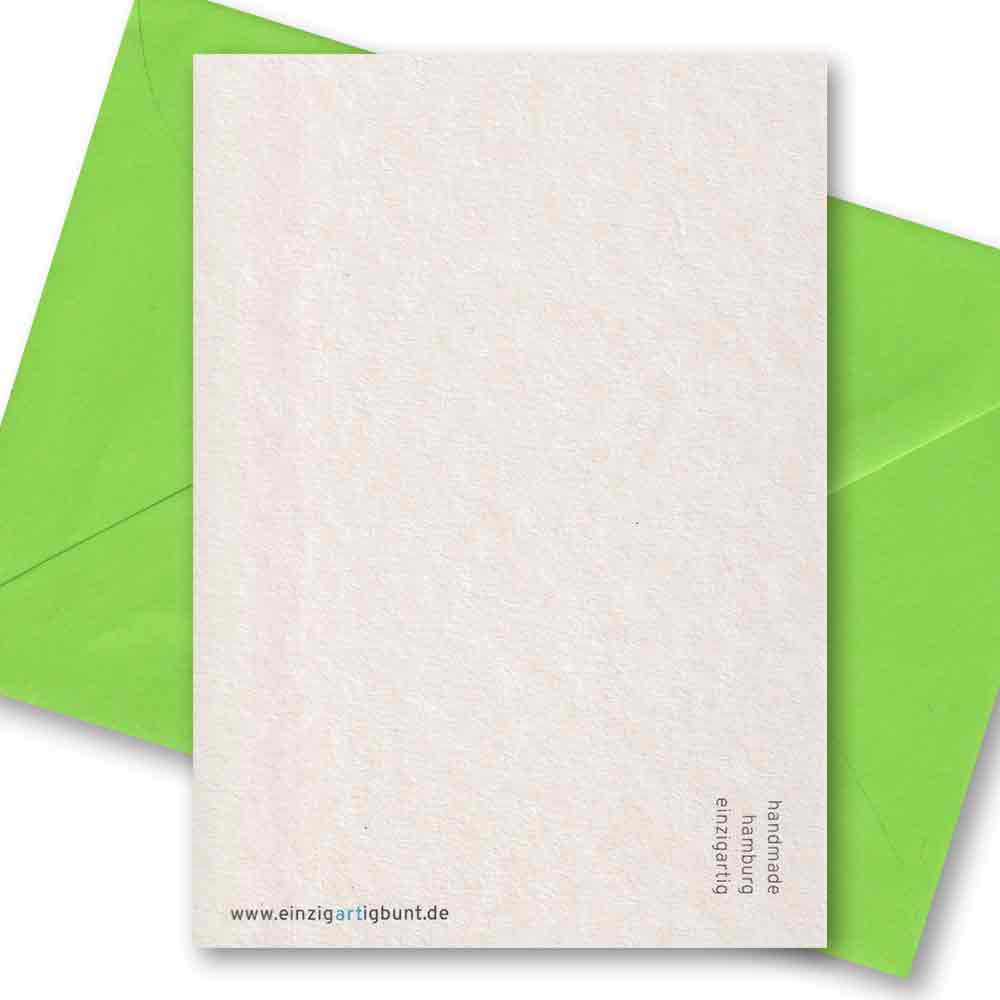 Handgedruckte Postkarte I Postkarten Motive Möhre