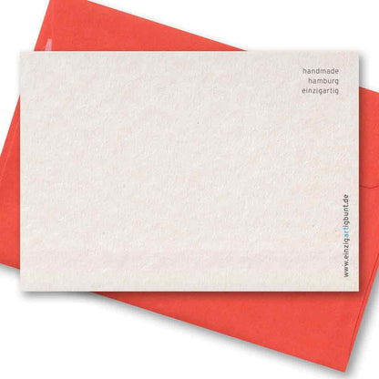 Handgedruckte Postkarte I Sushi Einladung