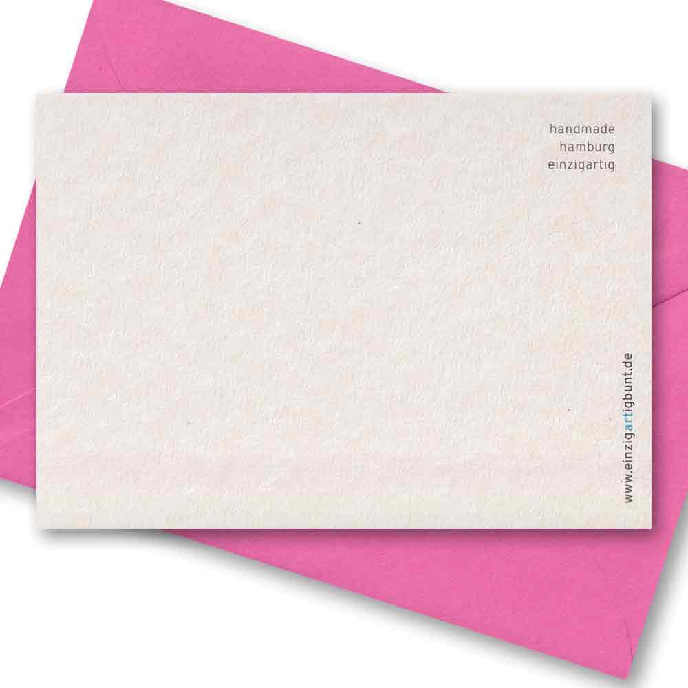 Handgedruckte Postkarte I Dackel