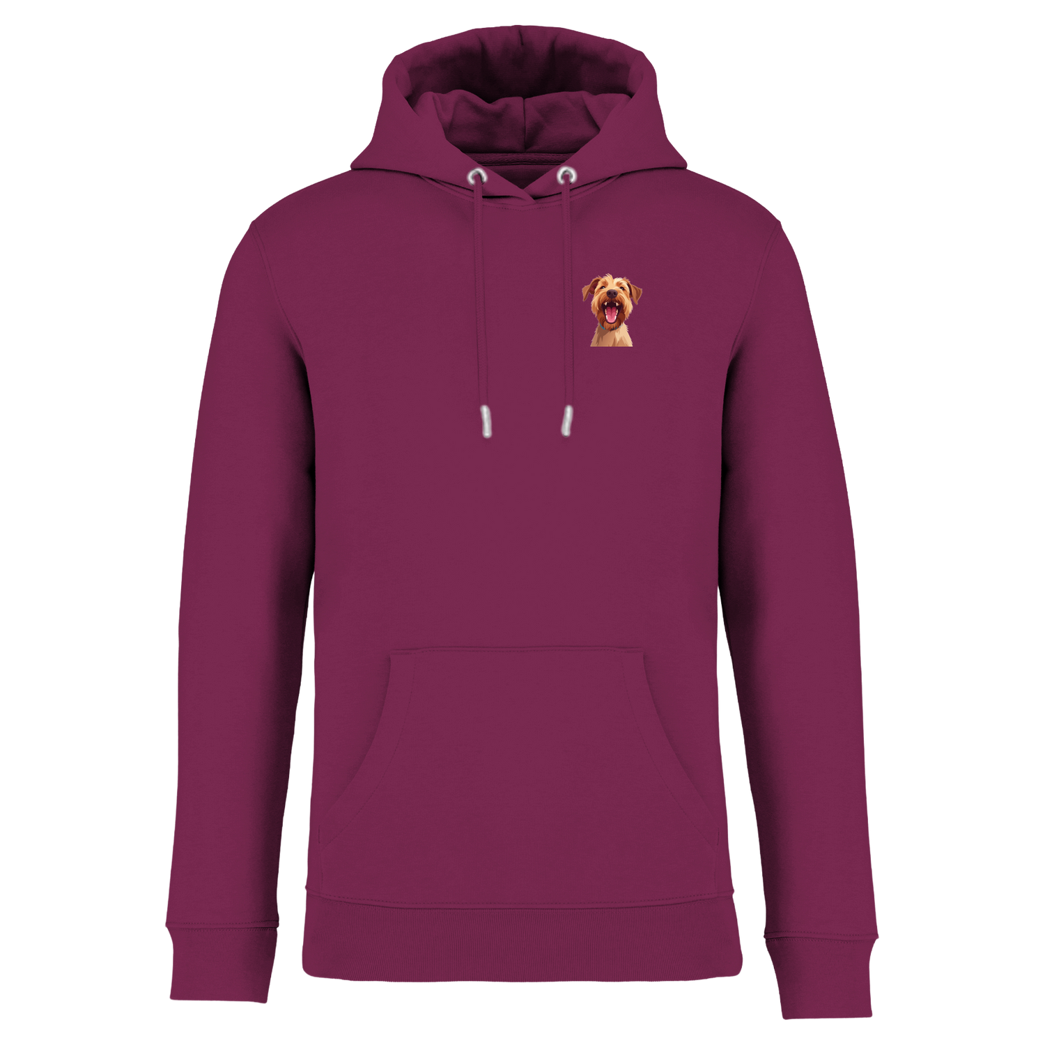 Bio Hoodie mit lachendem Dackel | einzigartigbunt