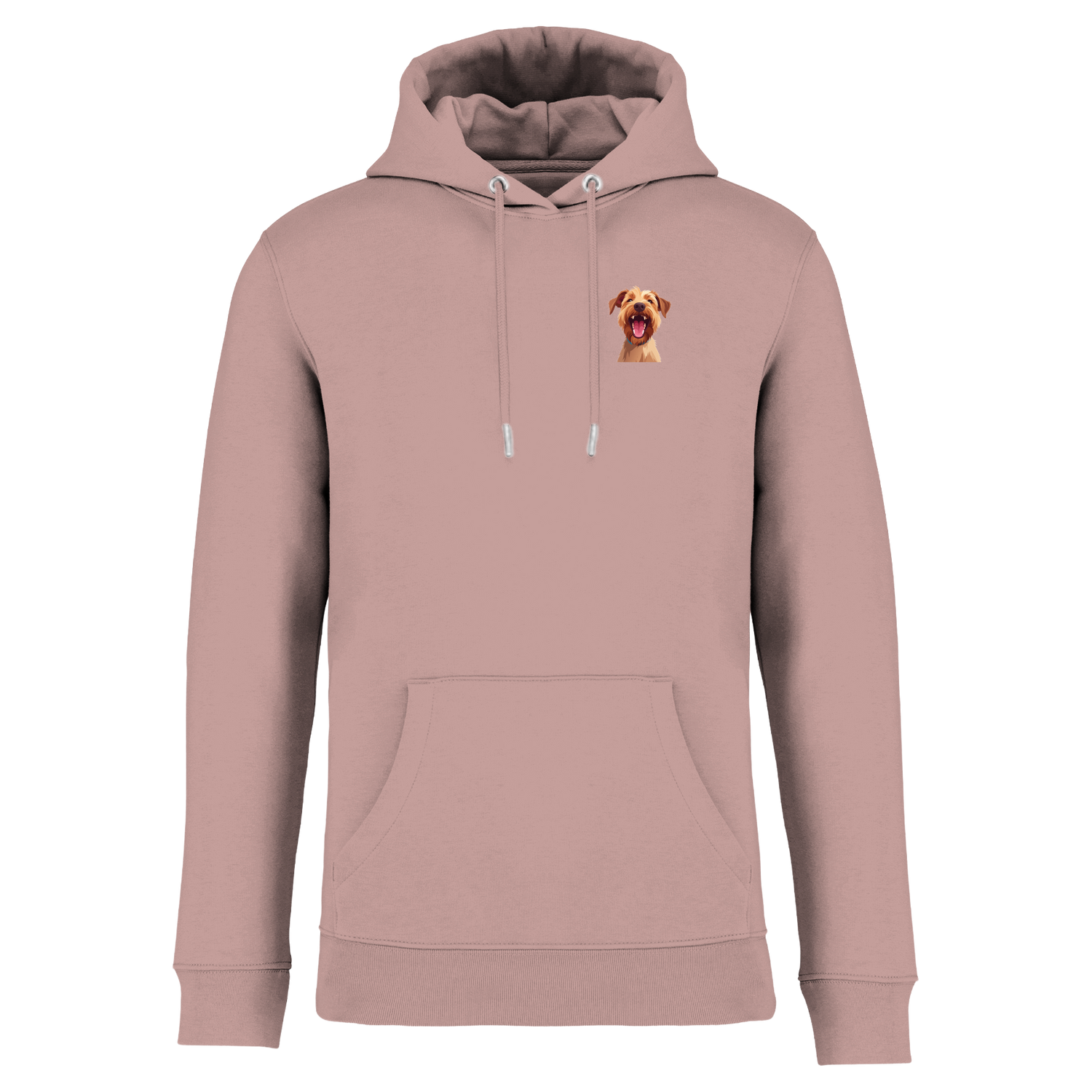Bio Hoodie mit lachendem Dackel | einzigartigbunt