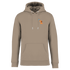 Beige Hoodie mit Dackel-Motiv und Schmetterling, nachhaltig – einzigartigbunt