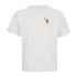 Dackel mit Schmetterling, nachhaltig & fairer T-Shirt – einzigartigbunt