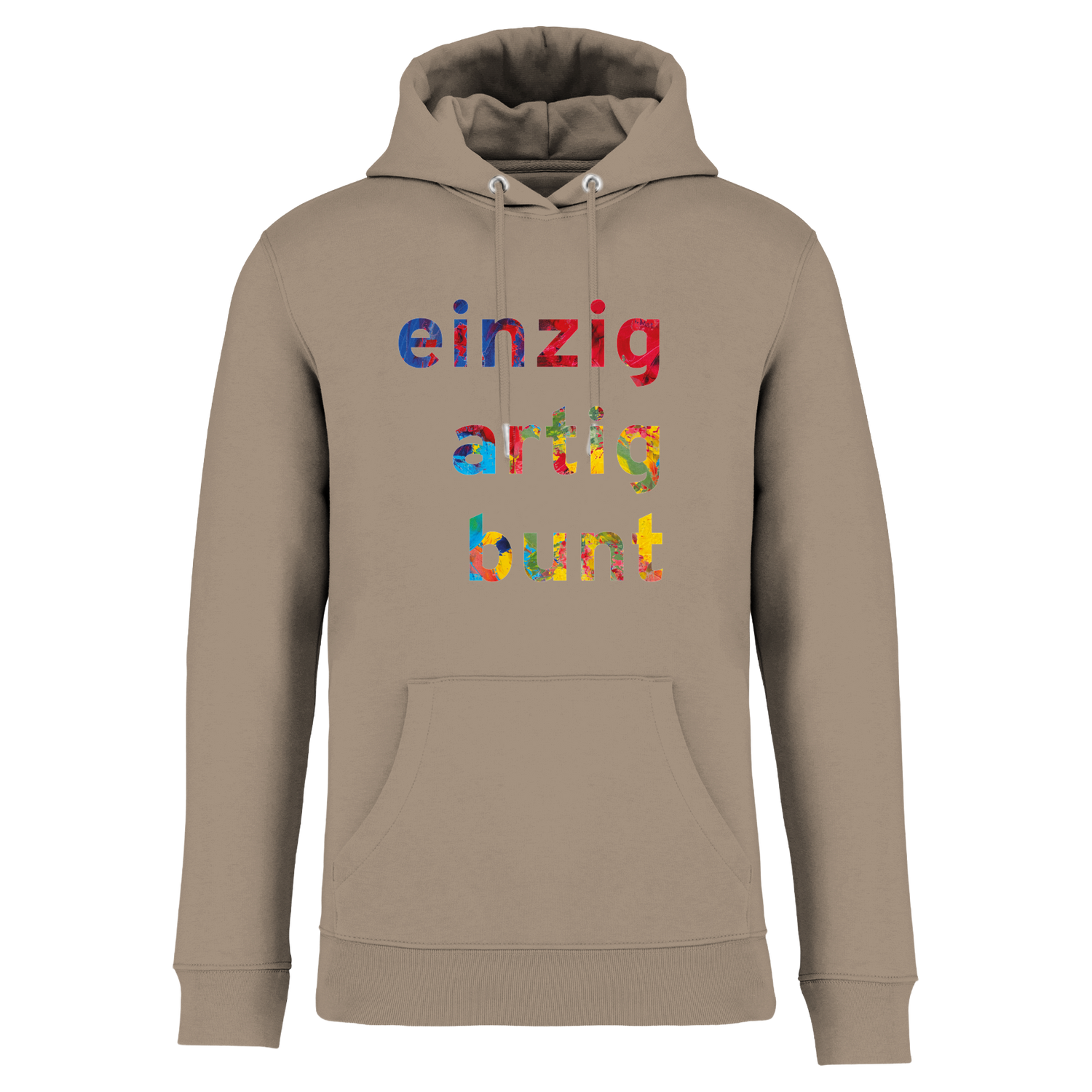 Der „einzigartigbunt“ Hoodie