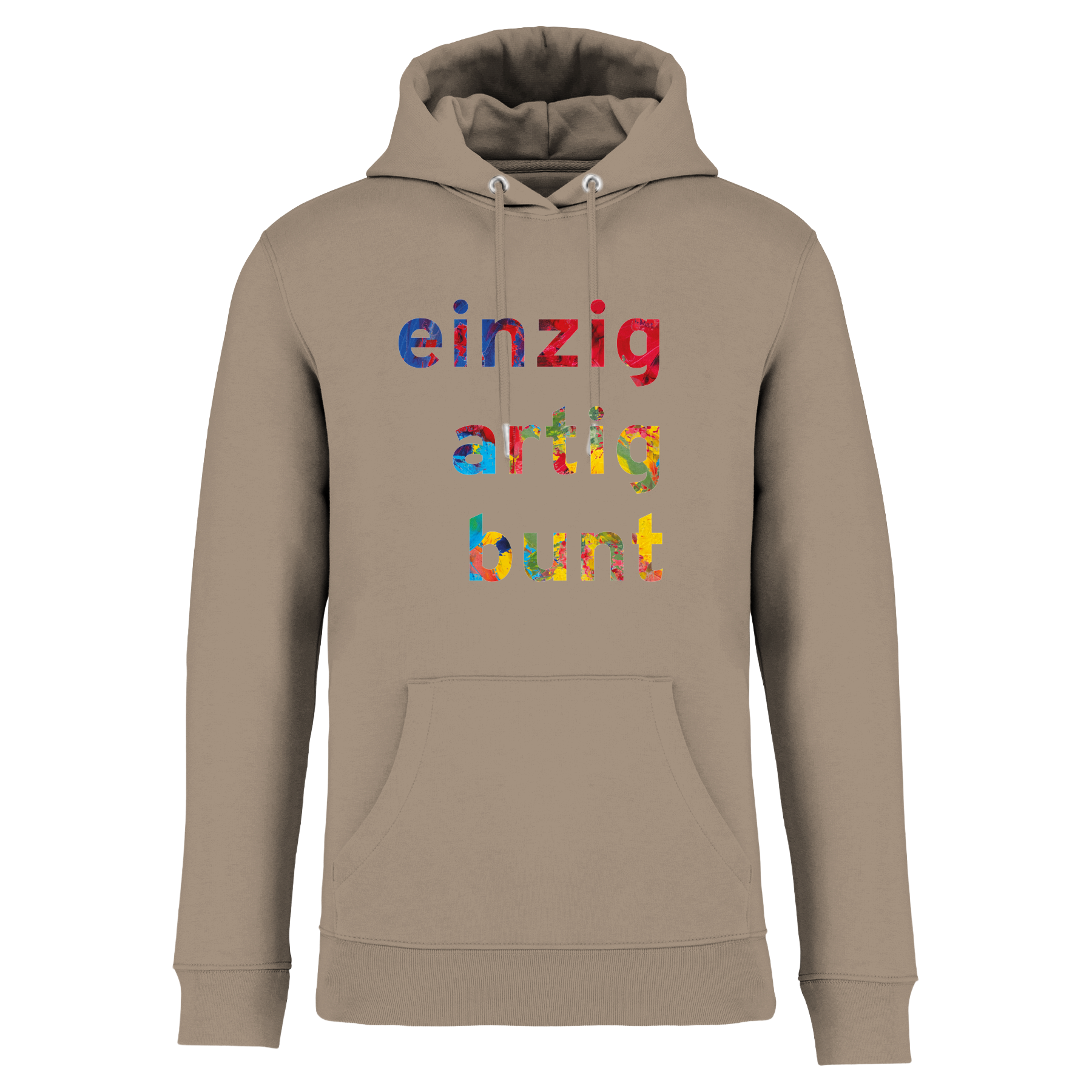 Der „einzigartigbunt“ Hoodie