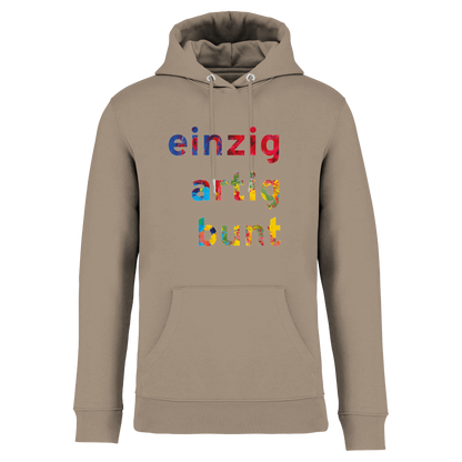 Der „einzigartigbunt“ Hoodie