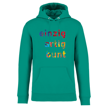 Der „einzigartigbunt“ Hoodie