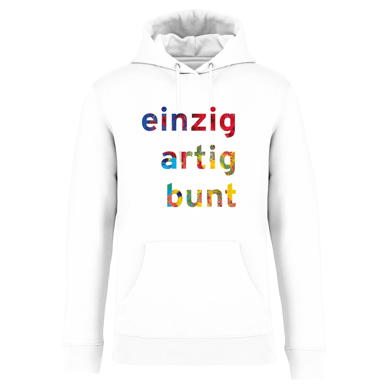 Der „einzigartigbunt“ Hoodie