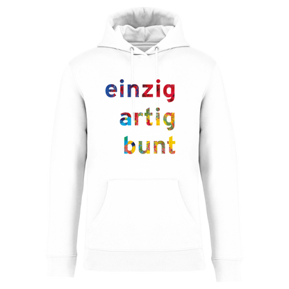 Der „einzigartigbunt“ Hoodie