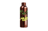 Roséfarbene Thermosflasche aus Edelstahl (550ml) mit Palmen- und Sand-Motiv. Doppelwandig und kupferisoliert.